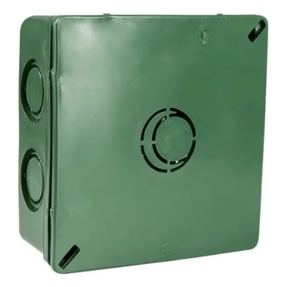 50 Cajas Registro Pvc 4x4 Reforzado C/tapa Entradas 1/2 3/4