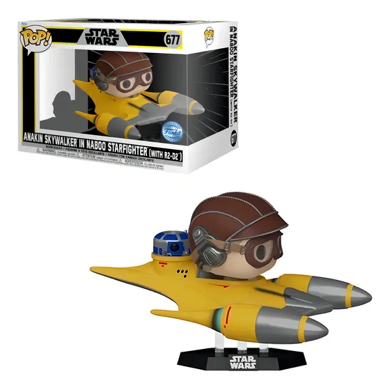 Funko Pop Star Wars 677 Anakin Skywalker Starfighter R2-d2