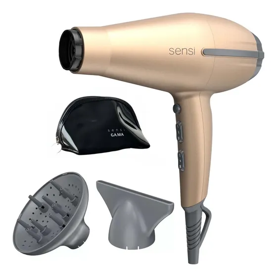 Secador de pelo GA.MA ItalySensi Tempo 5D dorado 220V