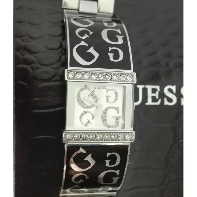 Reloj Guess Dama Mujer Acero Inoxidable Negro