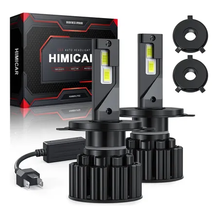 Kit De Faros Auto Led H4 9005 9006 H7 H11 18600lm Canbus Csp