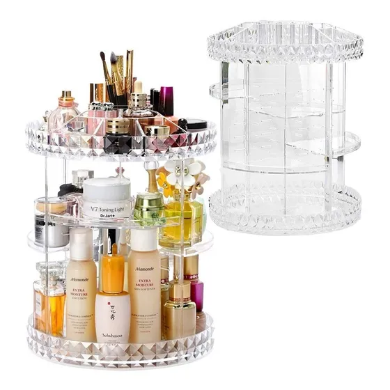 Base Organizador De Maquillaje Acrilico