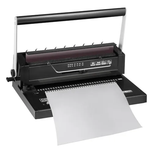 Máquina De Encuadernación Manual A4 Con 34 Agujeros ZPL Engargoladora