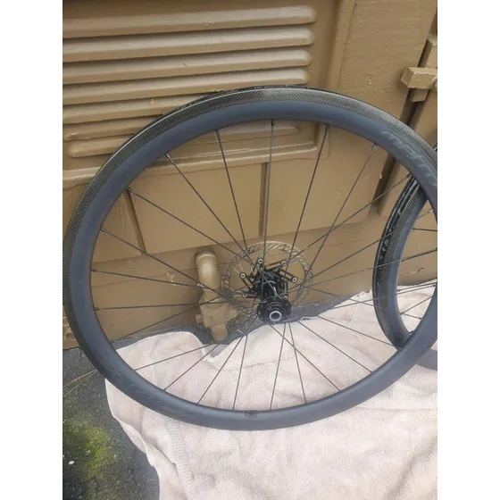Rines De Carbon Ruta Vision 40 Metron Disc Wheelset Negro