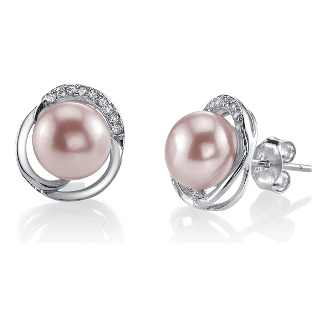Pendientes De Perlas Reales Para Mujer Con Perlas Cultivadas
