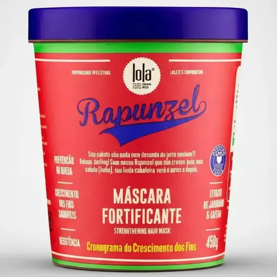 Máscara Capilar Rapunzel Crescimento Fortificante Lola 450g