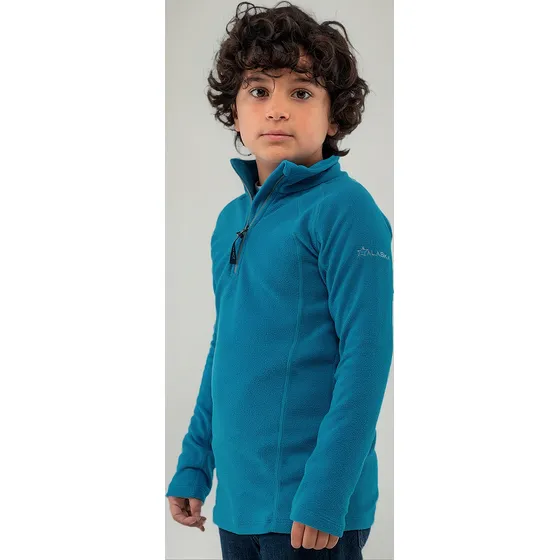 Buzo Micropolar Niños Niñas Alaska Castor Medio Cierre 