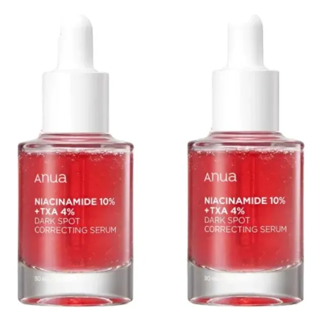 2pcs Anua 10% Niacinamida+4% Suero De Ácido Tranexámico