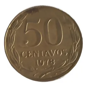 Moneda 50 Centavos 1978 Chile