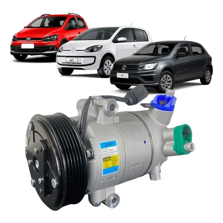 Compressor Gol G7 Up Fox 1.0 3cc Tsi 2016 A 2022 6pk