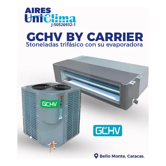 Aire Acondicionado 5 Toneladas Split Fancoil Gchv 220v 3ph