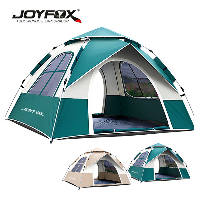 Barraca Camping Praia Autoamatica Impermeavel 3-4 Pessoas 210*200*130cm, Duas Portas E Dua... Barraca Camping Praia Autoamatica Impermeavel 3-4 Pessoas 210*200*130cm, Duas Portas E Dua...