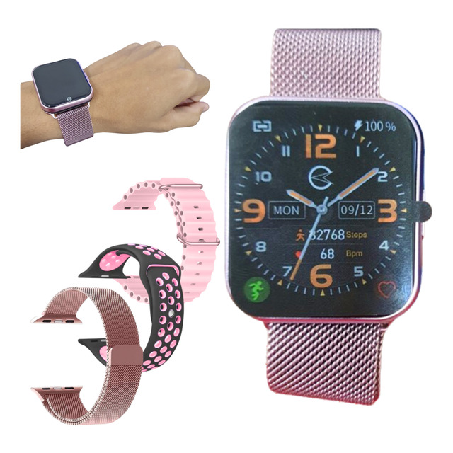 RelĂłgio Smartwatch Champion Fitness Unissex C/ 3 Pulseiras RelĂłgio Smartwatch Champion Fitness Unissex C/ 3 Pulseiras