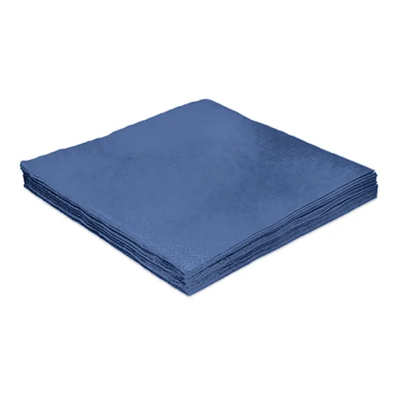 Guardanapo Folha Dupla Azul Royal 24x24 20un