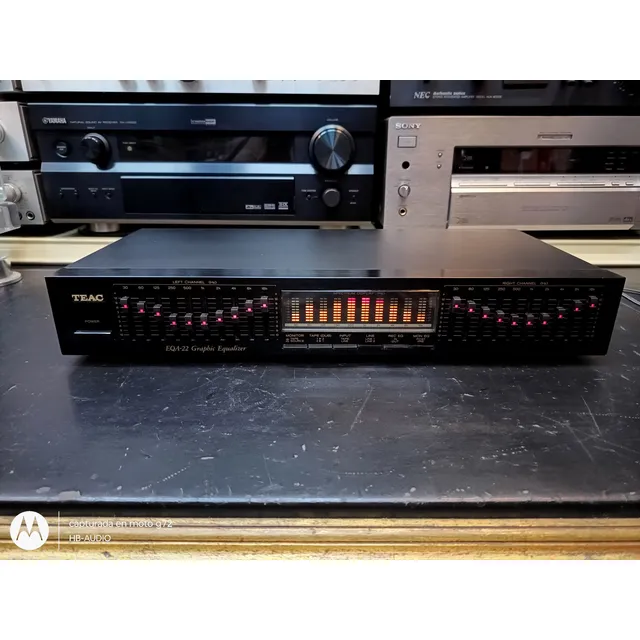 El Mejor Ecualizador 10 + 10 Teac Eqa-22 C/detalle Hbaudio