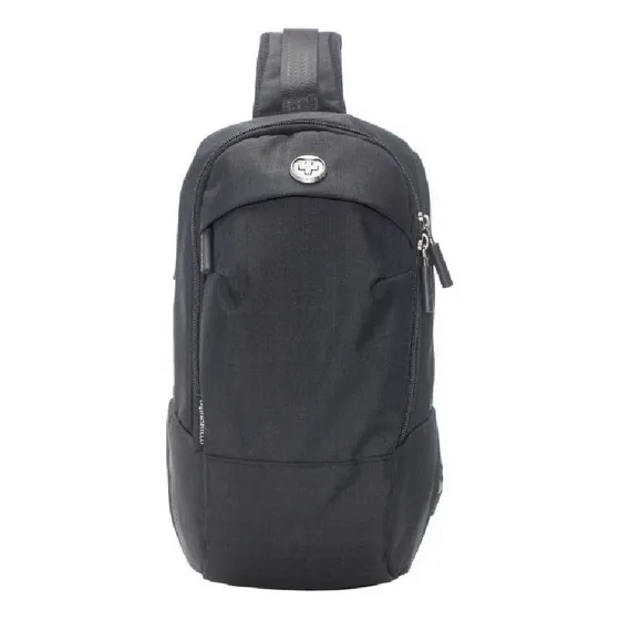 Mochila Morral Pechera Swiss Digital Urbana Sd728-blk 1l Color Negro Diseño De La Tela Liso