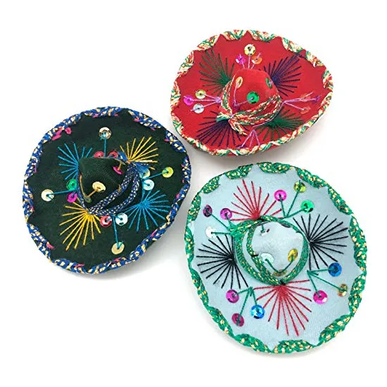 Yajua Mariachi Mexican Mini Sombrero 6 Pulgadas, Para F...