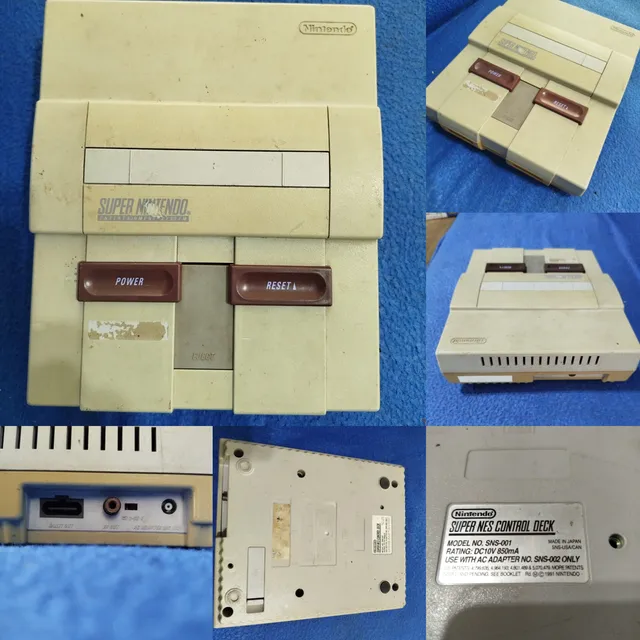 Consola Super Nintendo (para Partes De Repuestos O Reparar)