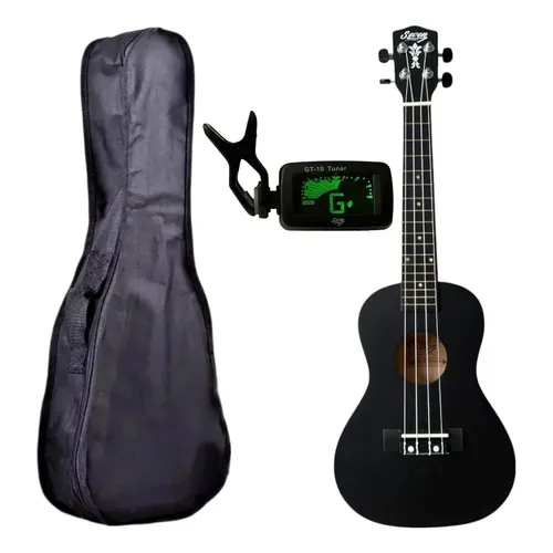 Ukulele Azul Seven Soprano Suk-07 Lb C/ Capa E Afinador Cor Azul