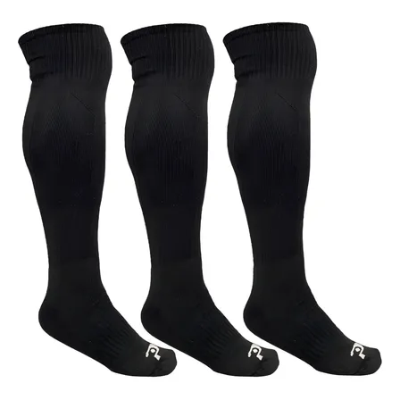 Kit 3 Pares Meião Futebol Pé Atoalhado Profissional Longo
