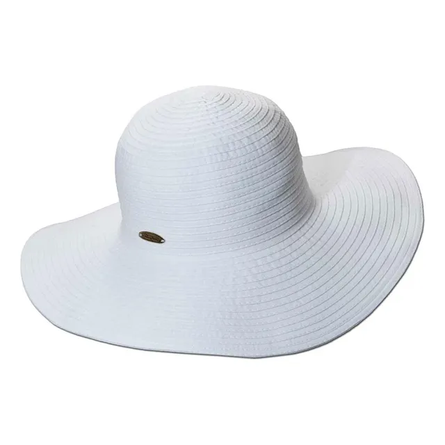 Panama Jack Ribbon Floppy Sombrero Plegable For El Sol Para