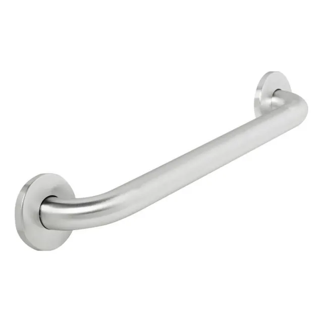 Barra Recta Canto Redondeado 45 Cm De Acero Inoxidable
