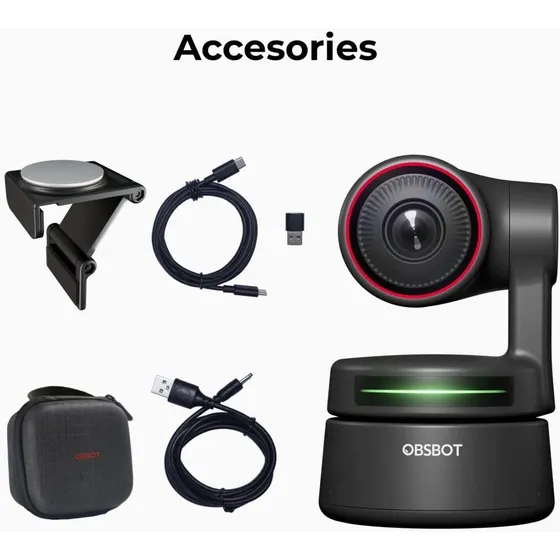 Cámara Webcam Obsbot Tiny Ptz 4k Video Conferencia