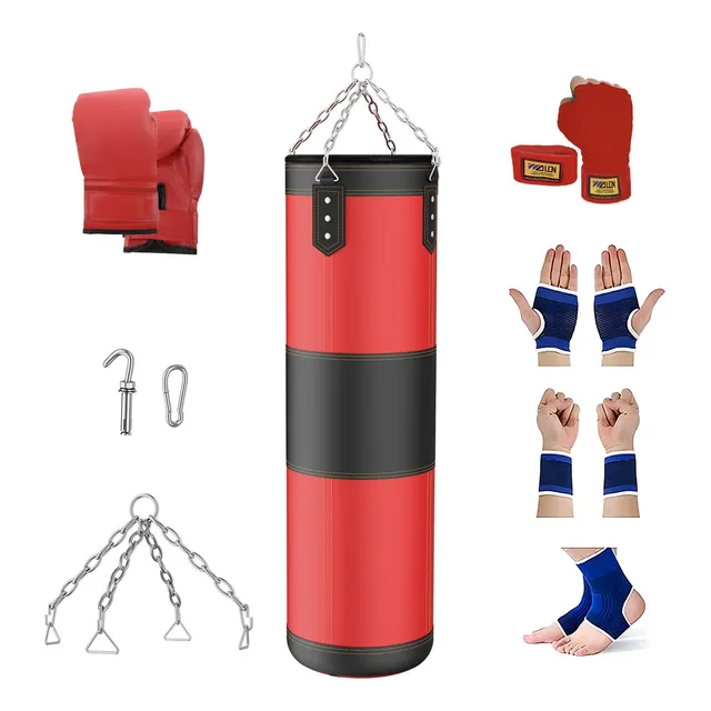 Guantes De Boxeo + Juego De Ejercicios Con Sacos De Arena