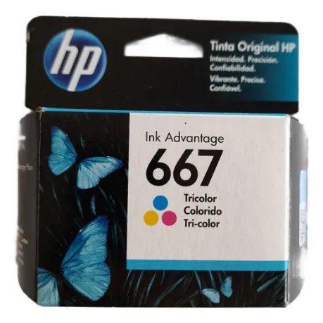 Cartucho Hp Ink Advantage 667 Tricolor Original 2 Ml 1 Ud.