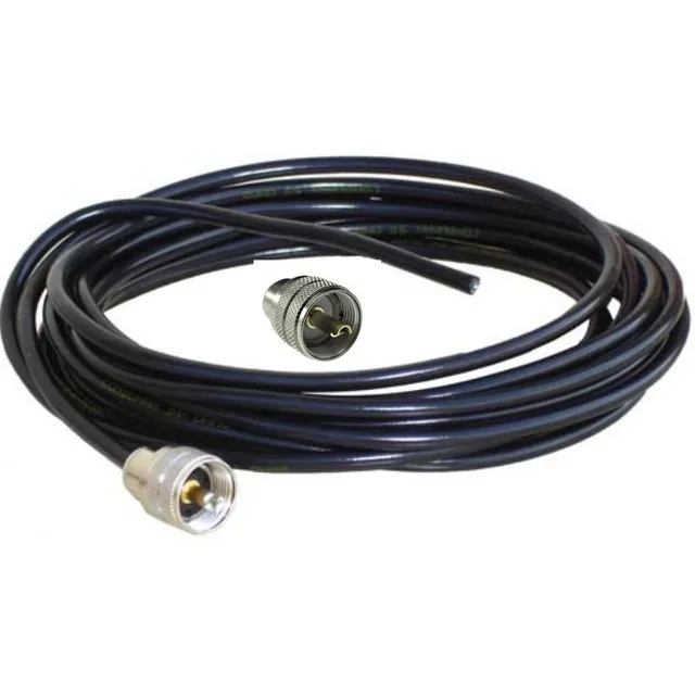 Cabo Coaxial Px Py Rg58 95% Malha 50 Ohms 2 Conector 20m 