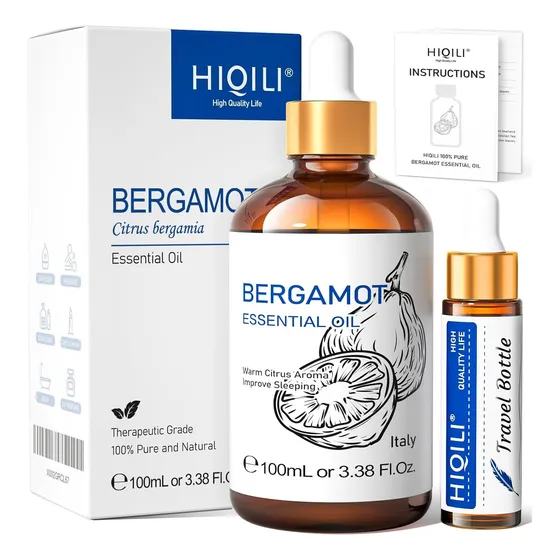 Aceite Esencial De Bergamota Natural  100%
