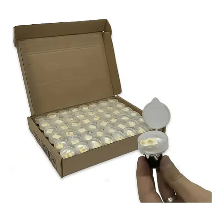 Kit Cálice Santa Ceia Premium Uva Suco Pão Evangélica 48 Un