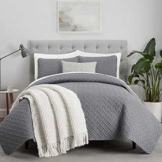 Juego De Ropa De Cama Suave 3 Piezas Color Gris Lavable Juego De Ropa De Cama Suave 3 Piezas Color Gris Lavable