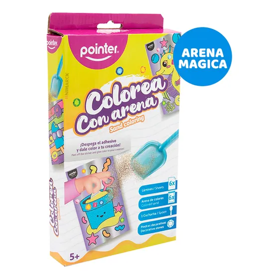 Plastilina Masa Moldeable Colorea Con Arena Dibujo Pointer