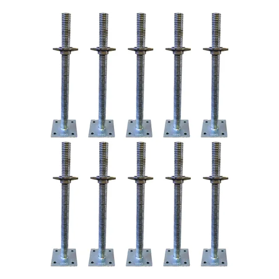 Tornillo Nivelador Andamio 10 Pz 50 Cm 34 Mm Cayam Ct5034+10