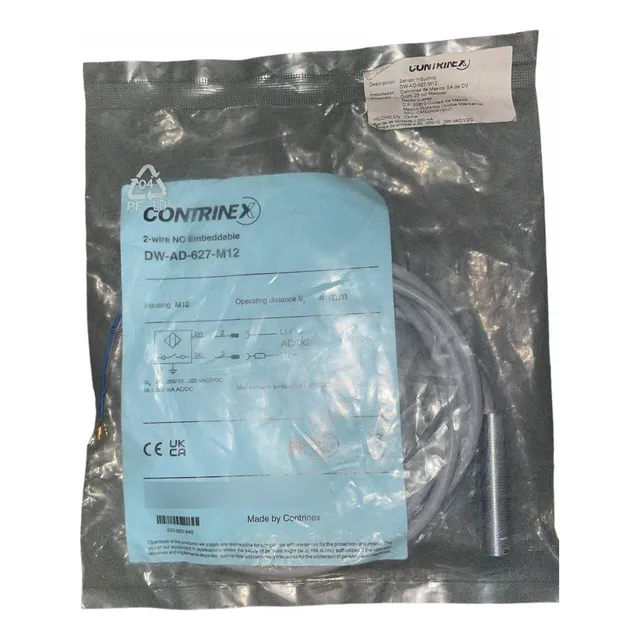 Contrinex Dw-ad-627-m12 Sensor Inductivo M12 2 Hilos Na 4mm