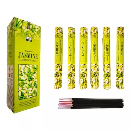 Incienso Caja  Con 120 Varitas. , Aromas A Escoger Fragancia Jasmin  Darshan