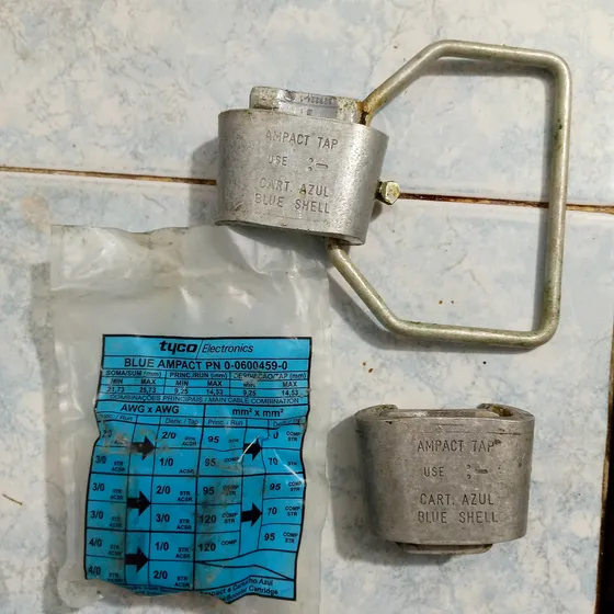 Conector De  Ampact 1/0 2/0 3/0  Y Estribos