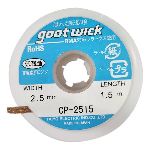 Malla Para Desoldar Cobre Trenzado Cp-2515
