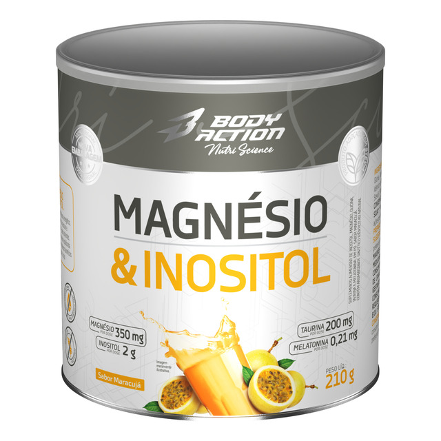 Suplemento Magnésio E Inositol 210g Bodyaction Suplemento Magnésio E Inositol 210g Bodyaction