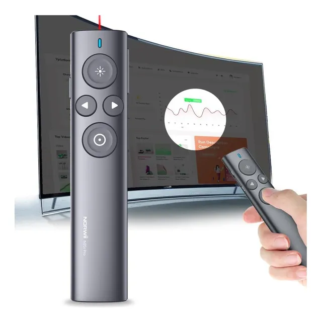 Clicker de presentación N95 Norwii con puntero Usb A rojo