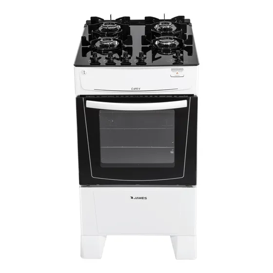 Cocina A Gas James C 690 V Blanca - Laser Tv