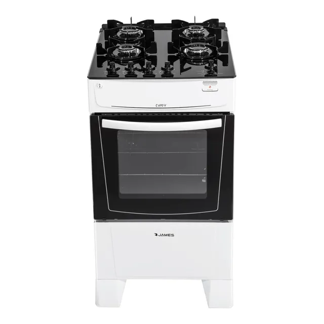 Cocina A Gas James C 690 V Blanca - Laser Tv