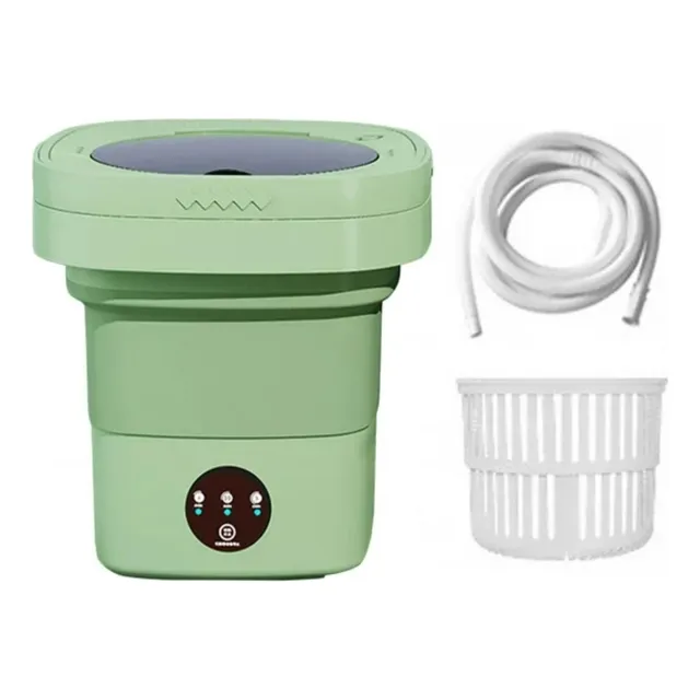 Mini Lavadora Portatil Plegable De 7.0 L De Capacidad