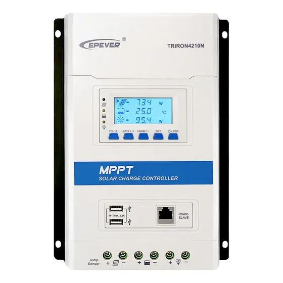 Controlador De Carga Epever Mppt 40a - Triron4210n/ds2