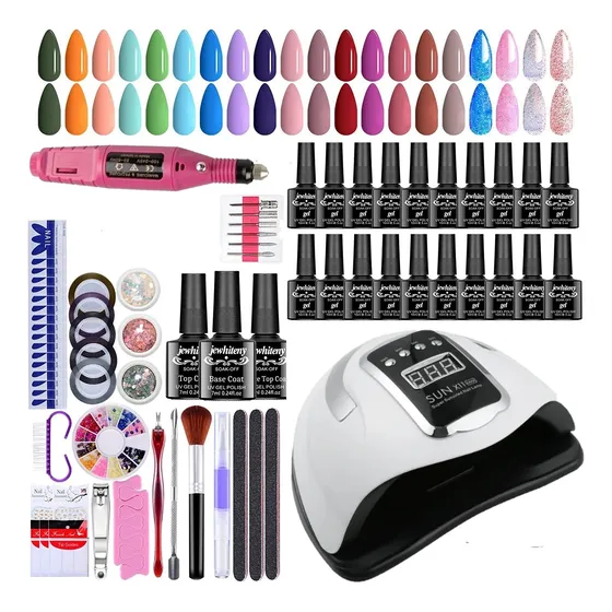 Kit Esmalte Semipermanente Completo 36 Pzs + Obsequio