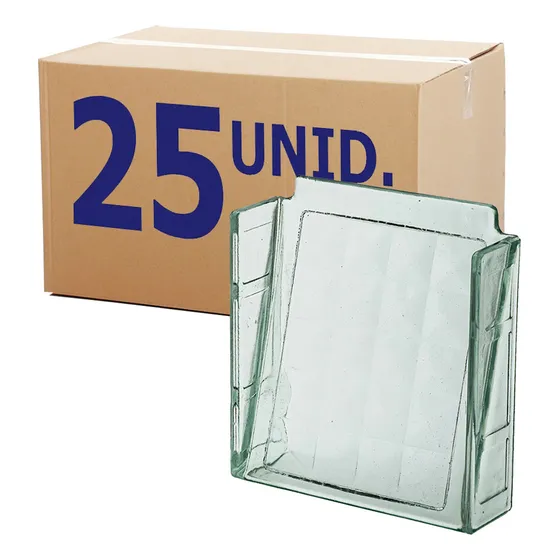 25 Tijolo Transparente Vazado Veneziana Ventilação Vidro