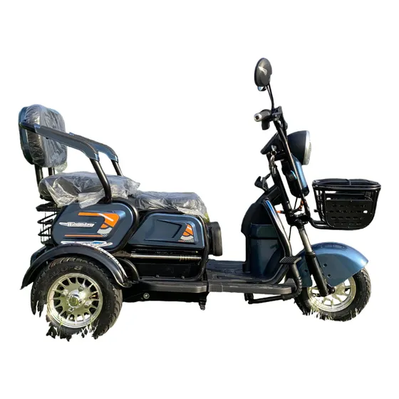 Triciclo Elétrico Modelo Zub P/ 3 Pessoas 600w 48v 20ah