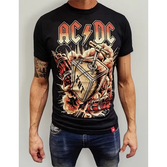 Remera Rock Ac Dc Calidad Premium
