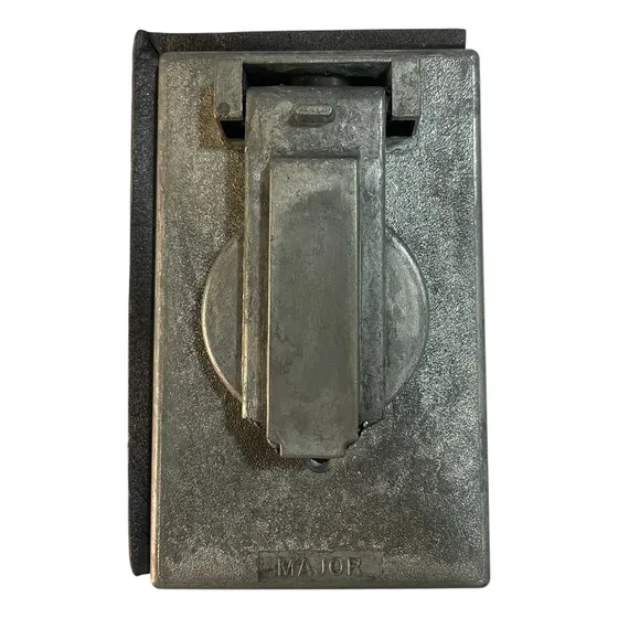 Tapa De Intemperie Toma Sencilla Major Lighting  Rp- 4
